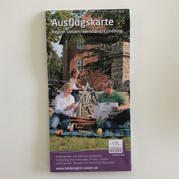 Ausflugskarte - Region Lüneburg/Uelzen/Wendland