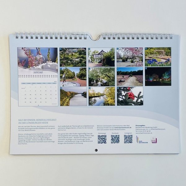 Bad Bevensen Wandkalender 2025 (A4)  