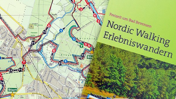 Nordic Walking und Wanderkarte Bad Bevensen